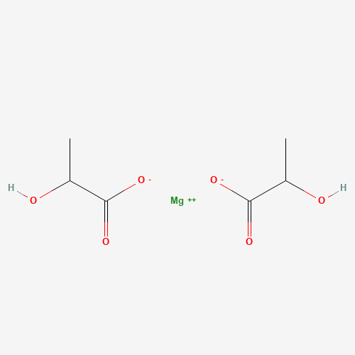 Chemical structure of Magnesium lactate, DL-, from PubChem compound 6536825