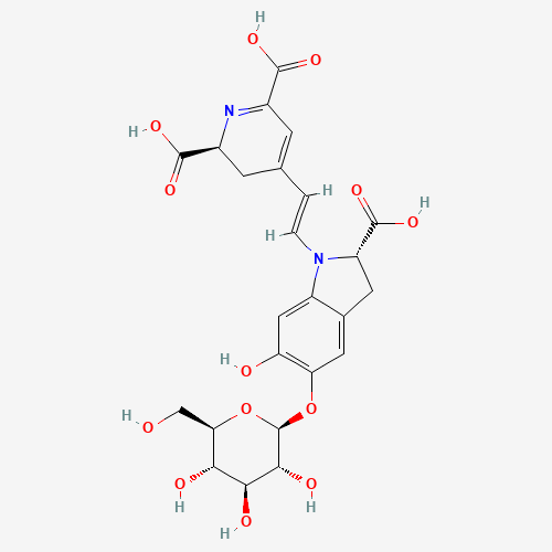 Chemical structure of Beet red, from PubChem compound 6540685