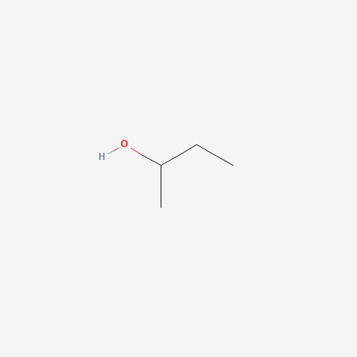 Chemical structure of Butan-2-ol, from PubChem compound 6568