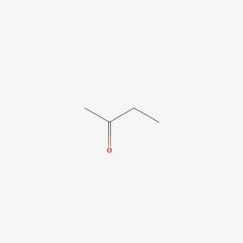 Chemical structure of Ethyl methyl ketone, from PubChem compound 6569