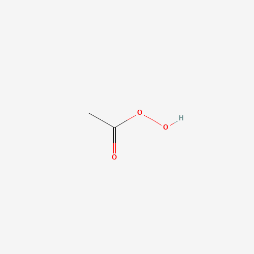Chemical structure of Peracetic acid, from PubChem compound 6585