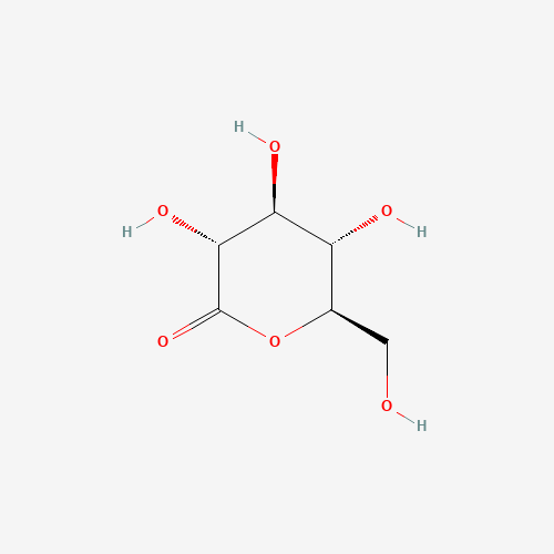 Chemical structure of Glucono delta-lactone, from PubChem compound 7027