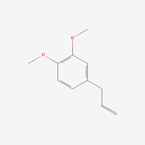 Chemical structure of Eugenyl methyl ether, from PubChem compound 7127