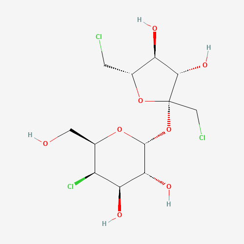 Chemical structure of Sucralose, from PubChem compound 71485
