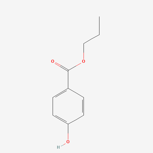 Chemical structure of Propylparaben, from PubChem compound 7175