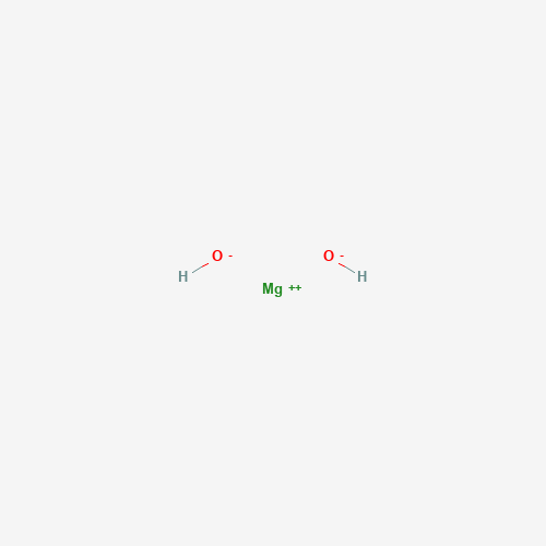Chemical structure of Magnesium hydroxide, from PubChem compound 73981