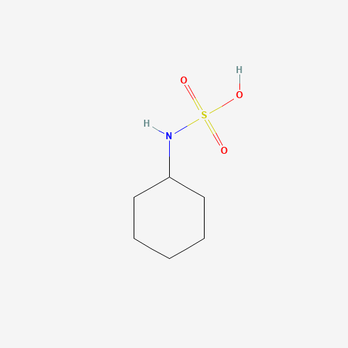 Chemical structure of Cyclamic acid, from PubChem compound 7533