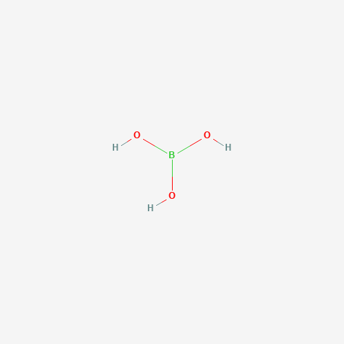 Chemical structure of Boric acid, from PubChem compound 7628