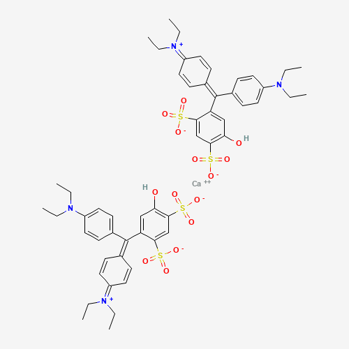 Chemical structure of Patent Blue V, from PubChem compound 77073