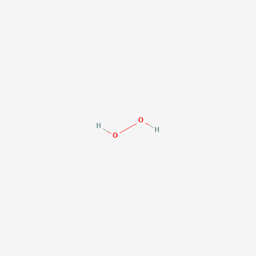 Chemical structure of Hydrogen peroxide, from PubChem compound 784