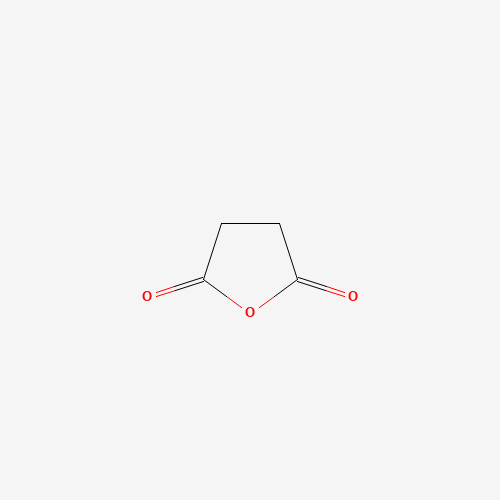 Chemical structure of Succinic anhydride, from PubChem compound 7922