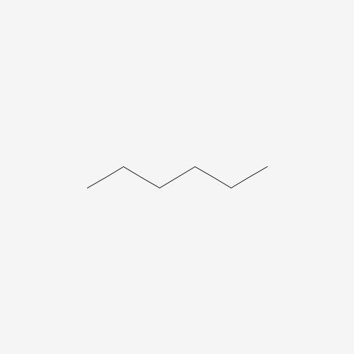 Chemical structure of Hexane, from PubChem compound 8058