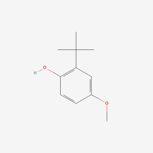 Chemical structure of Butylated hydroxyanisole, from PubChem compound 8456
