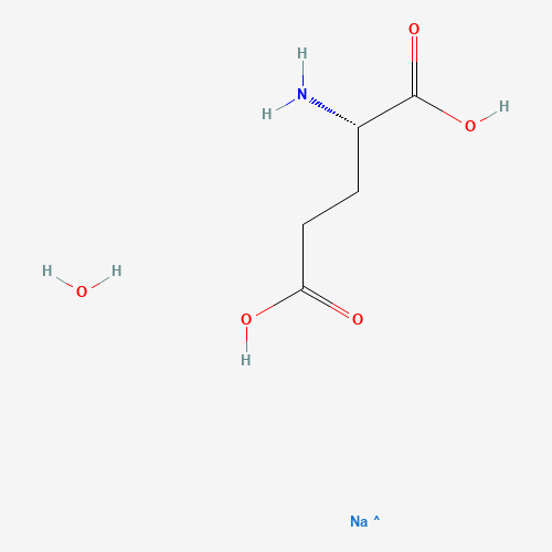 Chemical structure of Monosodium L-glutamate, from PubChem compound 87090819