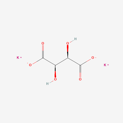 Chemical structure of Potassium tartrate, from PubChem compound 8984