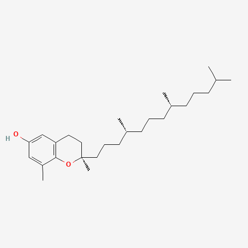 Chemical structure of Delta-tocopherol, from PubChem compound 92094