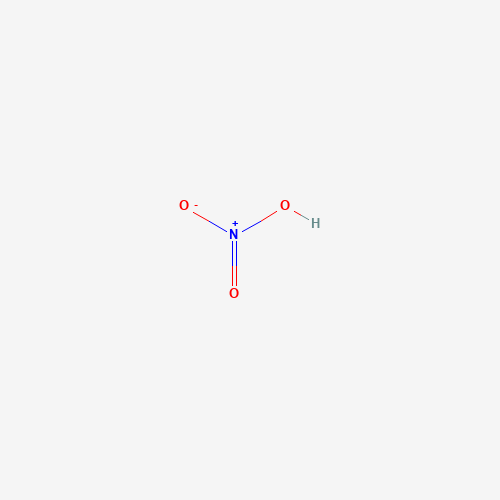 Chemical structure of Nitric acid, from PubChem compound 944