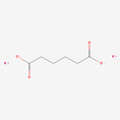 Chemical structure of Potassium adipate, from PubChem compound 9794493