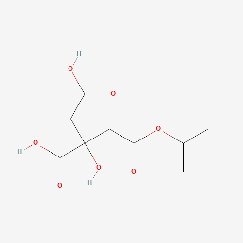 Chemical structure of Monoisopropyl citrate, from PubChem compound 9816081