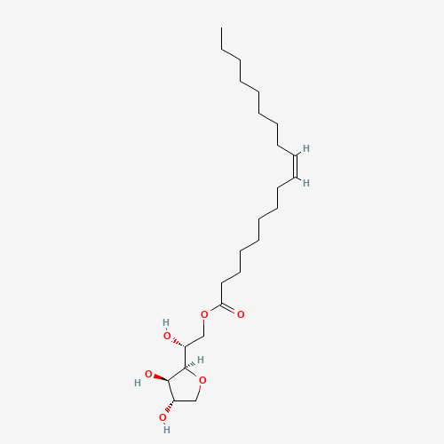 Chemical structure of Sorbitan monooleate, from PubChem compound 9920342