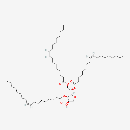 Chemical structure of Sorbitan trioleate, from PubChem compound 9920343